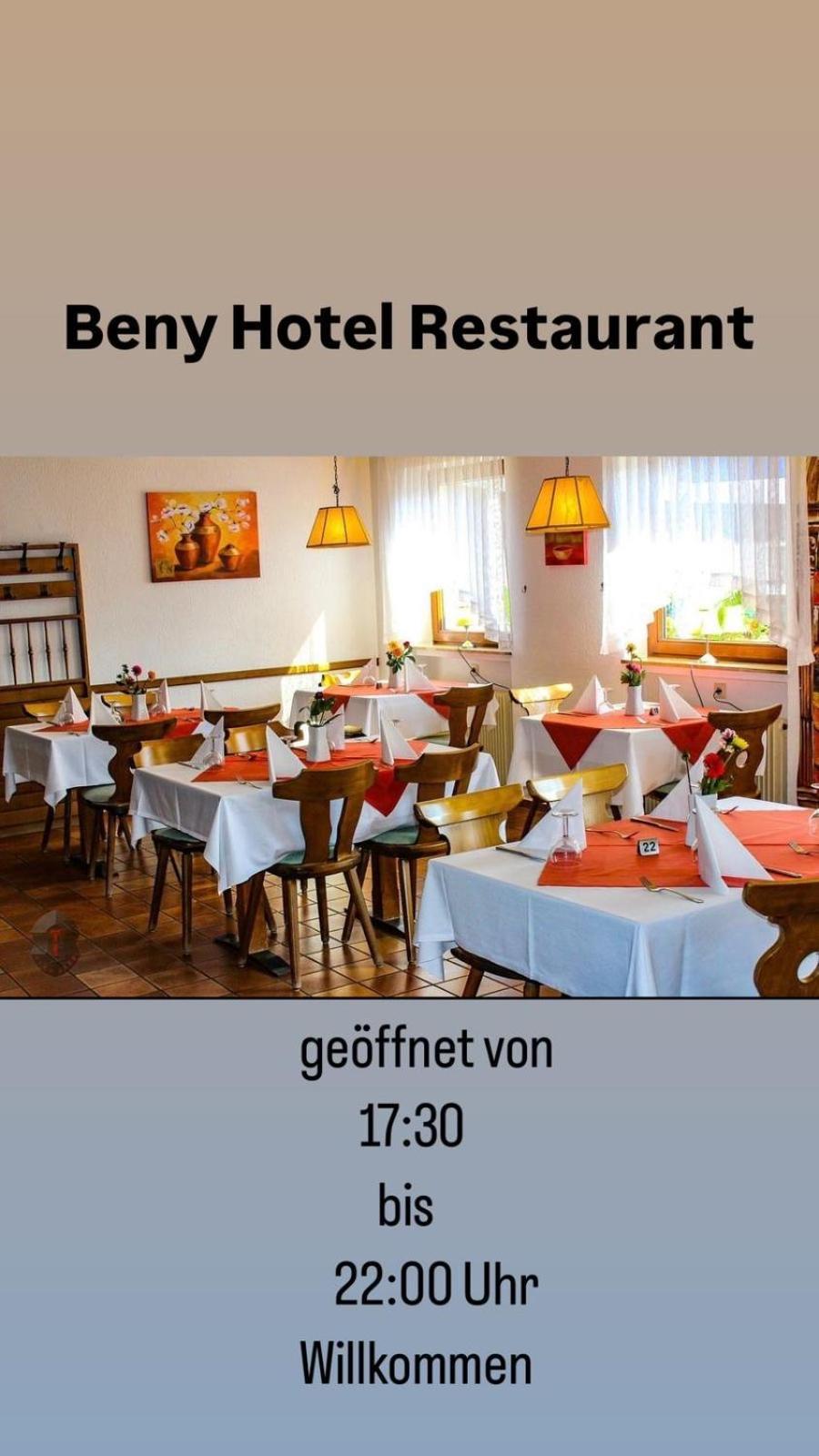 Beny Hotel Restaurant Hertingen Exterior foto